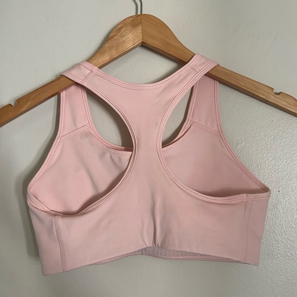 Nike Pink Swoosh Dri-Fit Medium Support Sports Bra - Picture 3 of 3